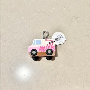 Bath & Body Works Milk Bar Truck PocketBac Holder Sanitizer Clip Keychain